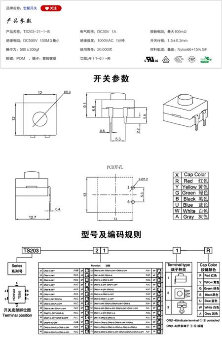 TS203-21-1-B手电筒开关参数尺寸.jpg